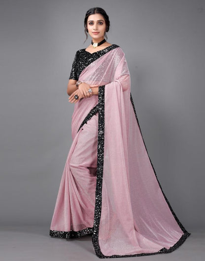 Lilac Sequins Saree | Sudathi