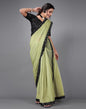 Pista Green Sequins Saree | Sudathi