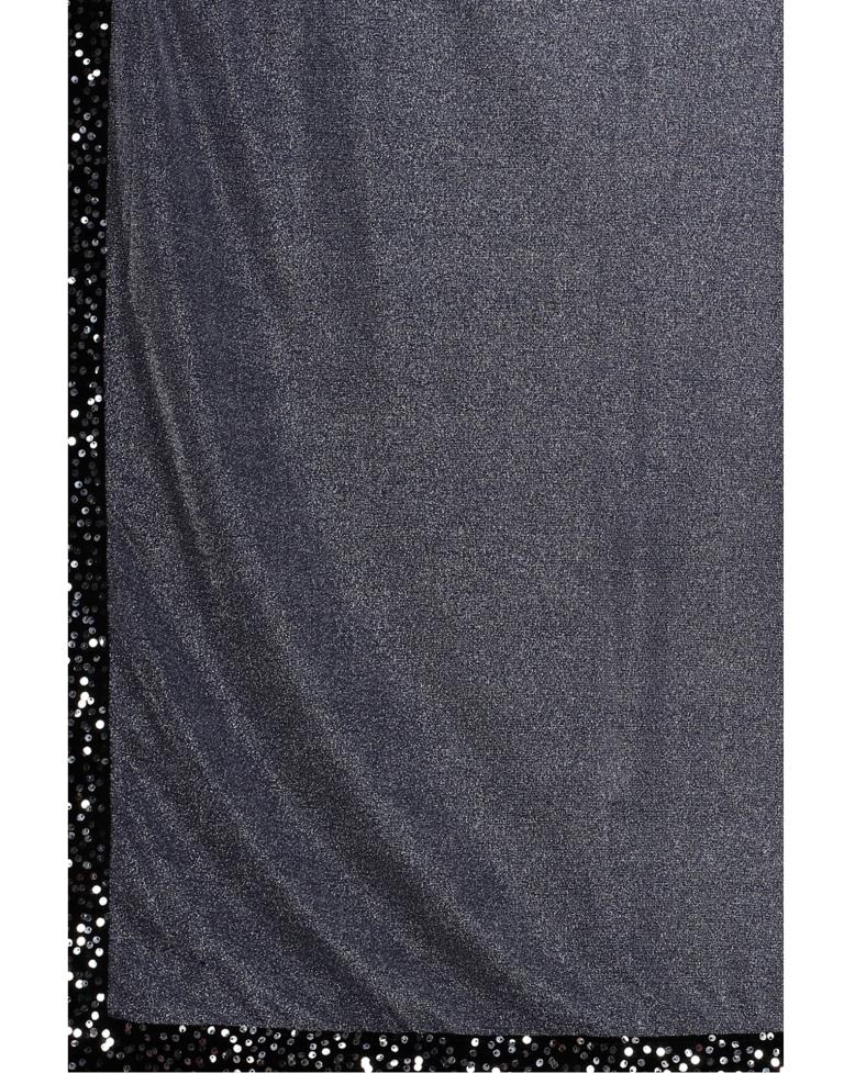 Steel Blue Sequins Saree | Sudathi