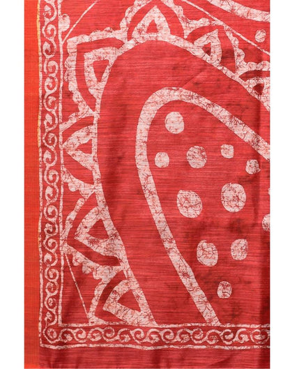 Coral Pink Cotton Saree | Sudathi