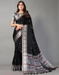 Black Weaving Cotton Saree