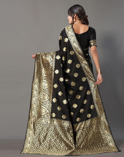 Black Silk Saree | Sudathi