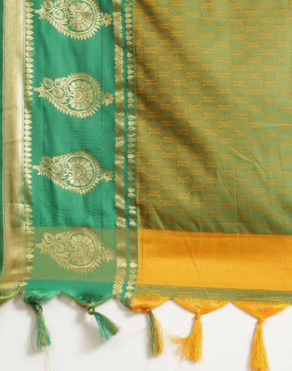 Turmeric Yellow Silk Saree | Sudathi