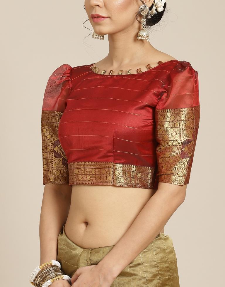 Golden Silk Saree | Sudathi