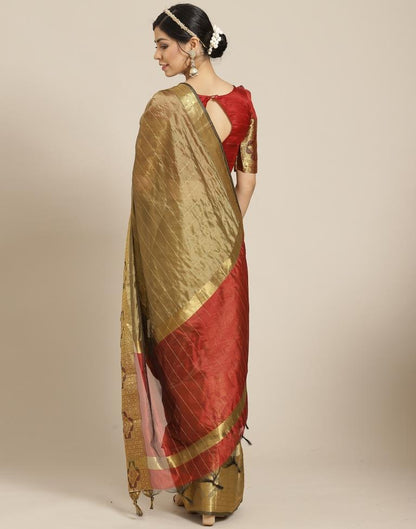Golden Silk Saree | Sudathi