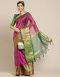 Magenta Silk Saree | Sudathi