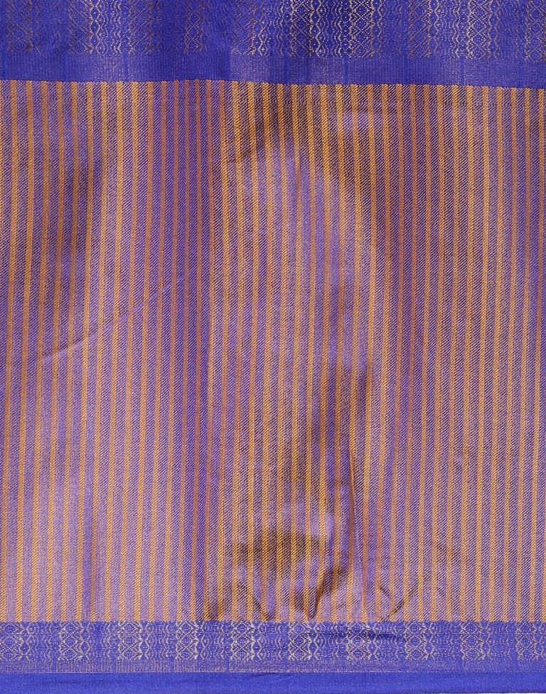 Blue And Yellow Silk Saree | Sudathi