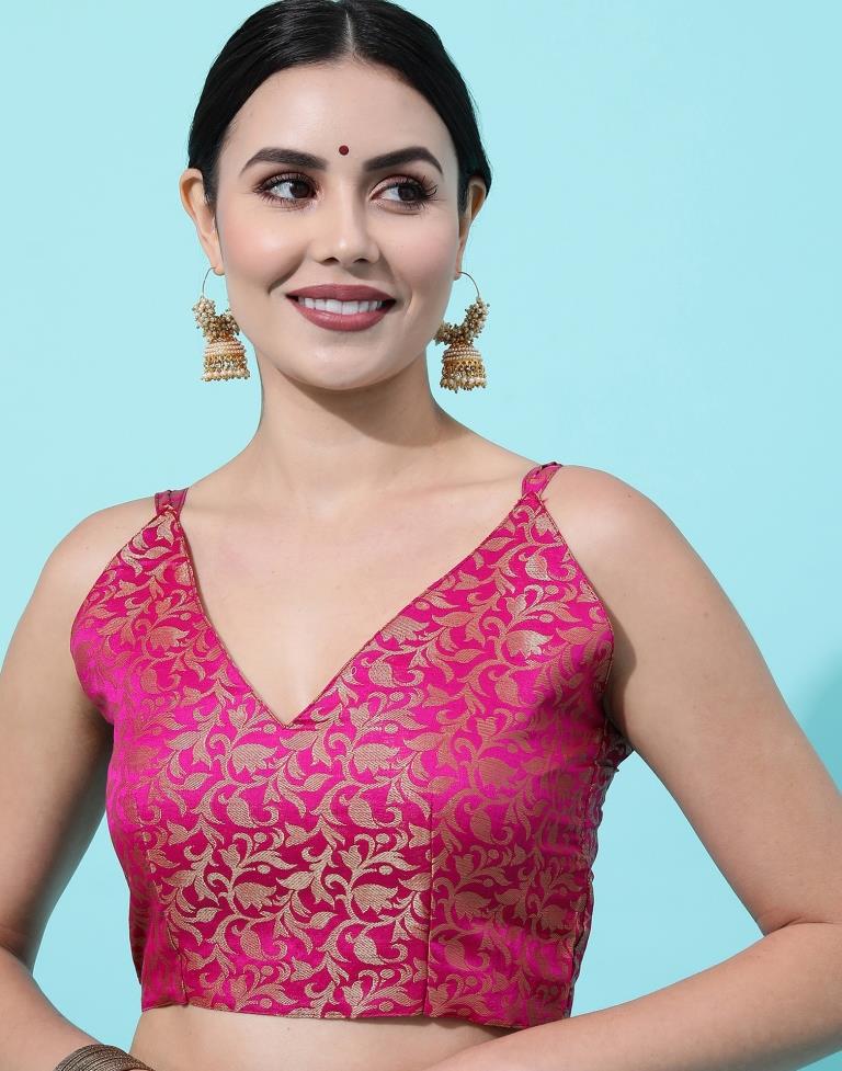 Parrot Green And Pink Silk Saree | Sudathi