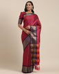 Maroon Silk Saree | Sudathi