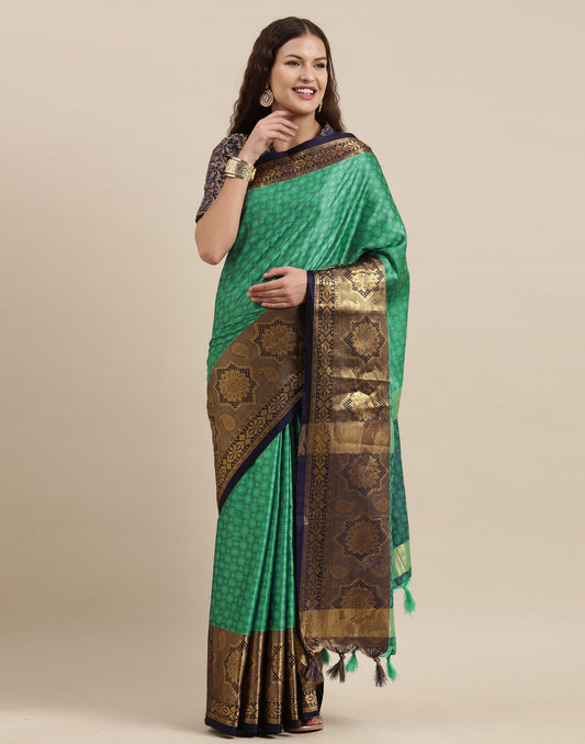Green Silk Saree | Sudathi