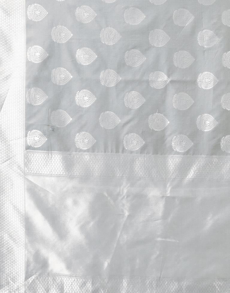 Grey Silk Saree | Sudathi