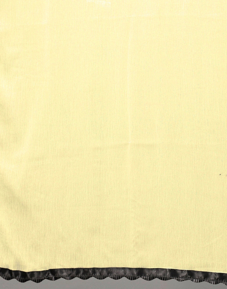 Light Yellow Chiffon Saree | Sudathi