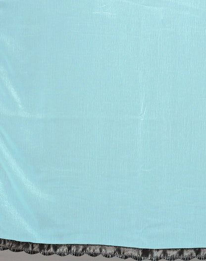 Light Blue Chiffon Saree | Sudathi