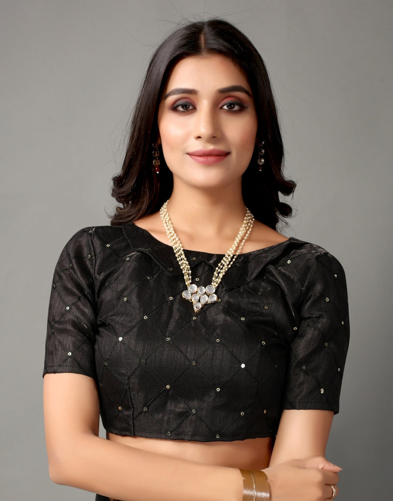 Grey Chiffon Saree | Sudathi