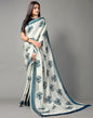 Harbor Grey Embroidered Saree | Sudathi