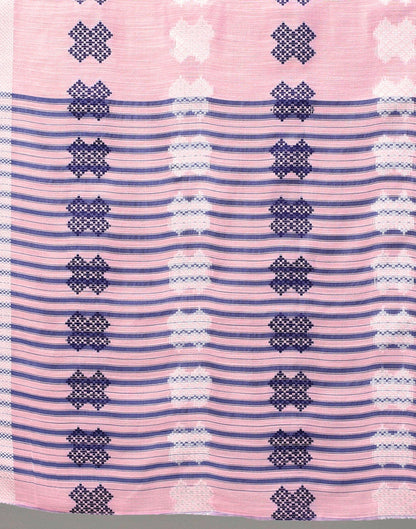 Light Pink Cotton Saree | Sudathi