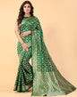 Green And Golden Silk Saree | Sudathi