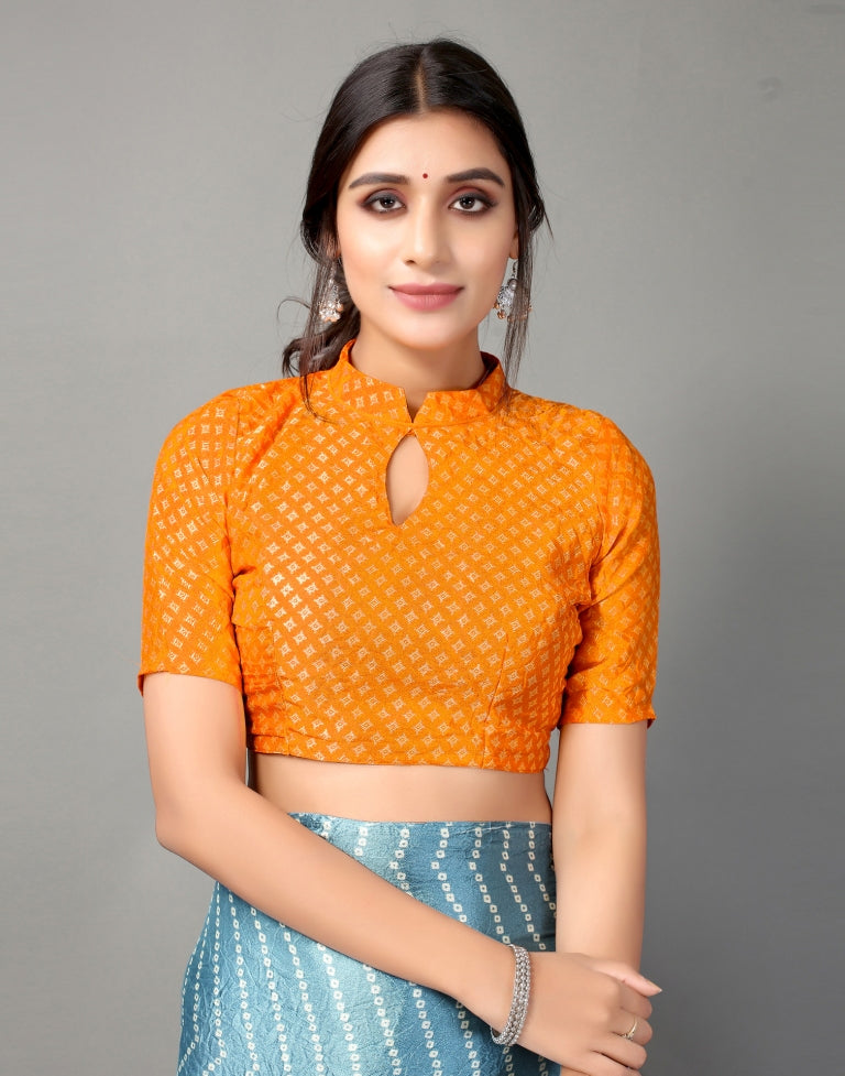 Light Blue Bandhani Silk Saree | Sudathi