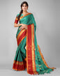 Rama Green Banarasi Silk Saree