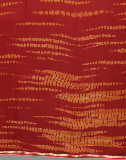 Red Patola Chiffon Saree | Sudathi