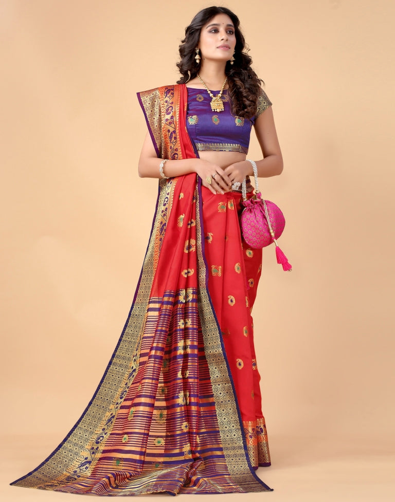 Red Silk Saree | Sudathi