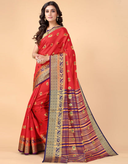 Red Silk Saree | Sudathi