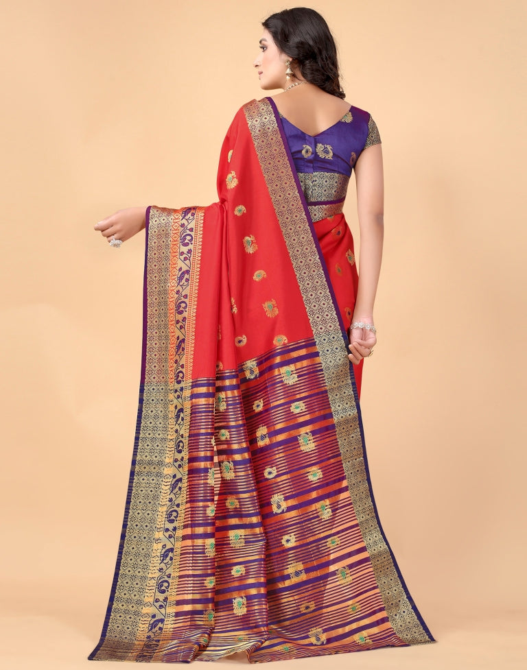 Red Silk Saree | Sudathi