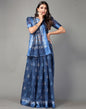 Navy Blue Cotton Saree | Sudathi