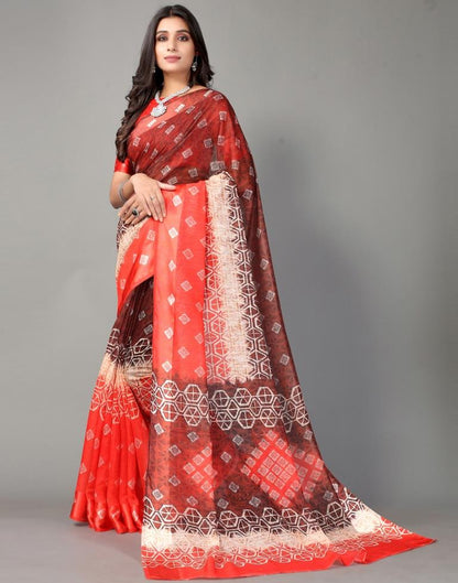 Brown Cotton Saree | Sudathi