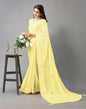 Light Yellow Chiffon Saree | Sudathi