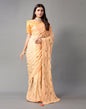 Peach Chiffon Saree | Sudathi