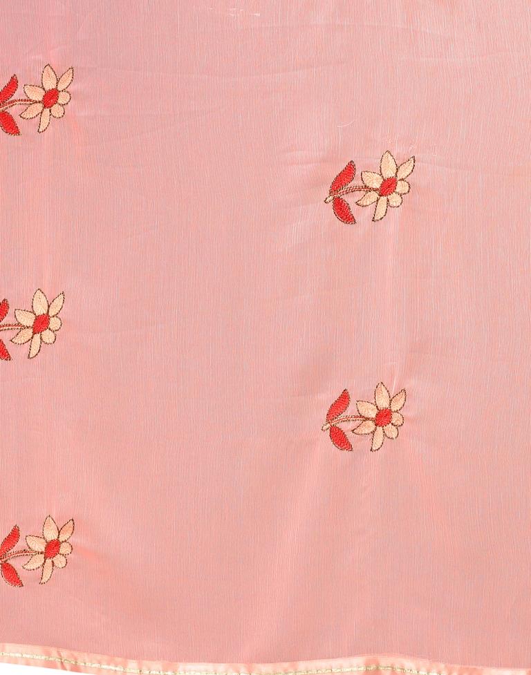 Light Pink Chiffon Saree | Sudathi