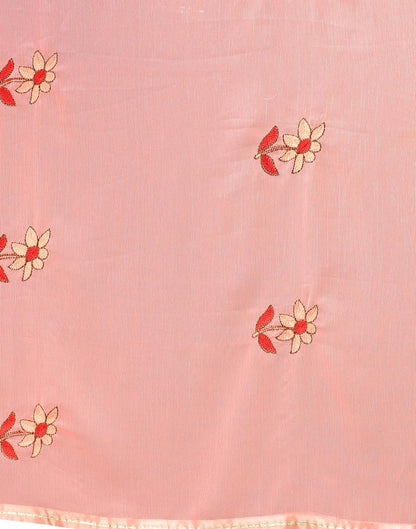 Light Pink Chiffon Saree | Sudathi