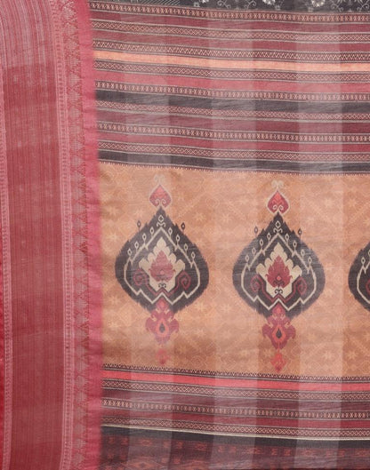 Black Viscose Saree | Sudathi