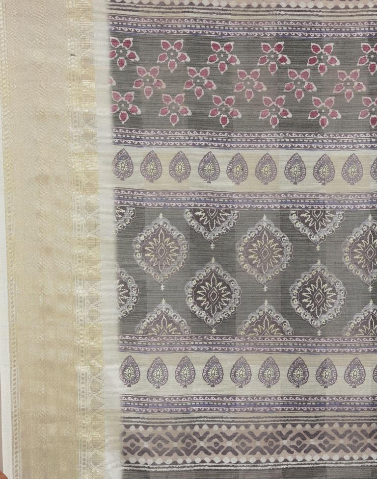 Light Olive Viscose Saree | Sudathi