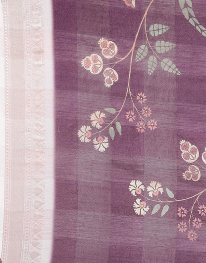Purple Viscose Saree | Sudathi