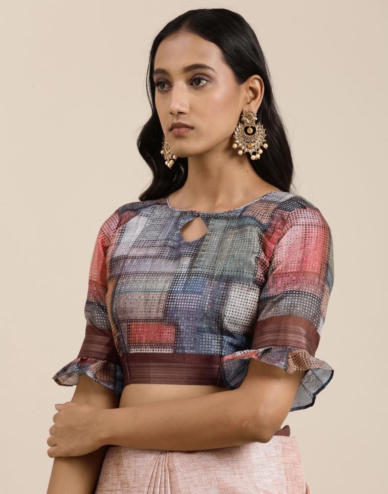 Rose Golden Viscose Saree | Sudathi