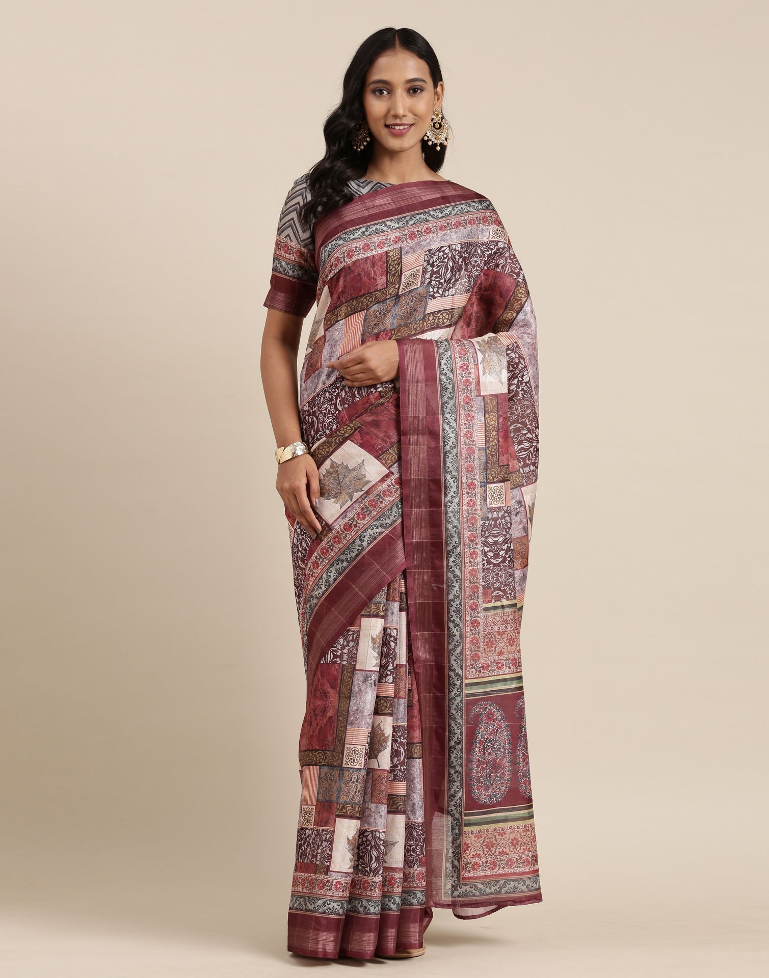 Multicolored Viscose Saree | Sudathi