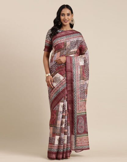 Multicolored Viscose Saree | Sudathi