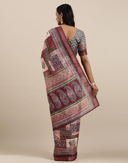 Multicolored Viscose Saree | Sudathi