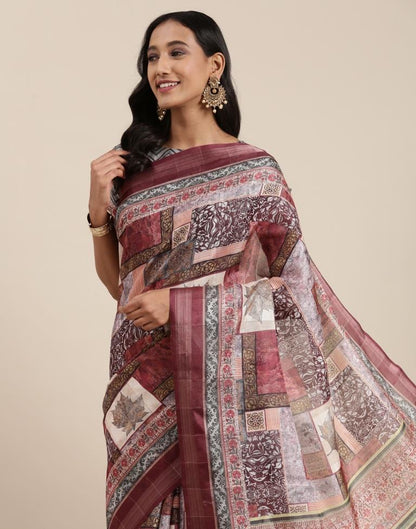Multicolored Viscose Saree | Sudathi