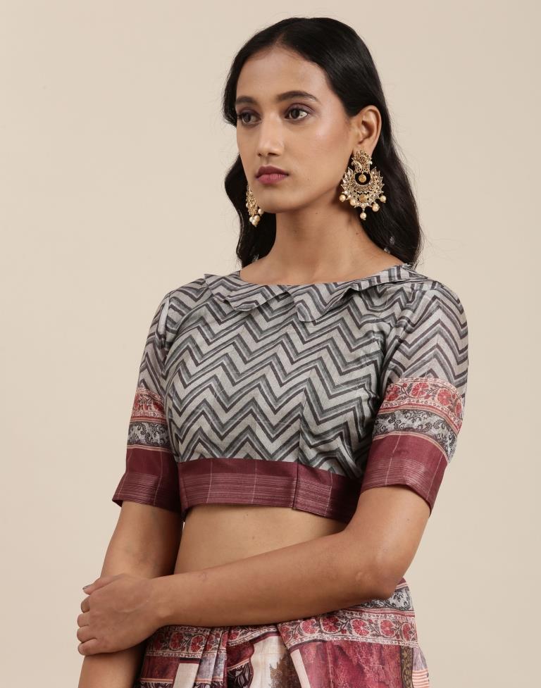 Multicolored Viscose Saree | Sudathi