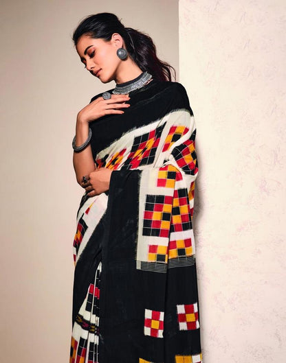 White Cotton Saree | Sudathi