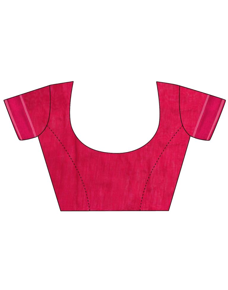 Dark Green Cotton Saree | Sudathi