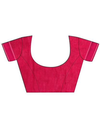 Dark Green Cotton Saree | Sudathi