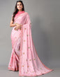 Light Pink Chinon Saree | Sudathi