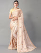 Light Brown Chinon Saree | Sudathi