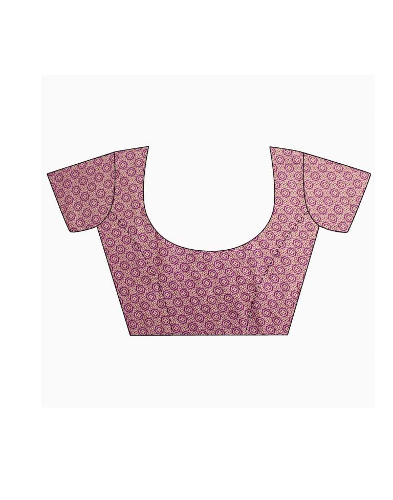 Maroon Floral Printed Saree | Sudathi