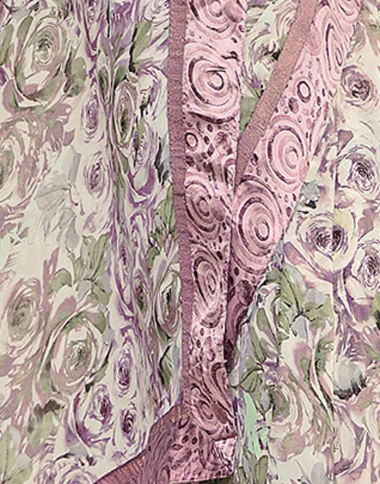 Light Purple Floral Printed Saree | Sudathi