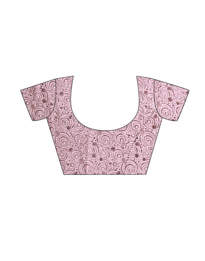 Light Purple Floral Printed Saree | Sudathi